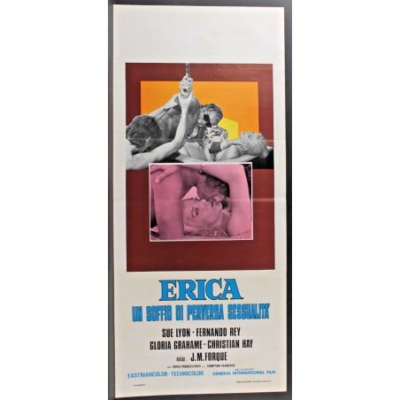 L'ARISTOCRATICA PERVERSA - Leone - Curia, Picozzi - LOCANDINA ORIGINALE 1982