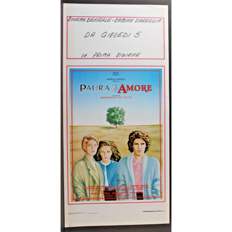 PAZZA - Ritt - Dreyfuss, Streisand - LOCANDINA ORIGINALE 1987