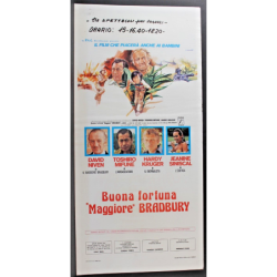 LA LUNGA NOTTE DI ENTEBBE - Chomsky - Bikel, Berger - LOCANDINA ORIGINALE 1976