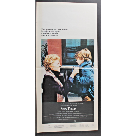 SENZA TRACCIA - Jaffe - Corkill, Brookes - LOCANDINA ORIGINALE 1982