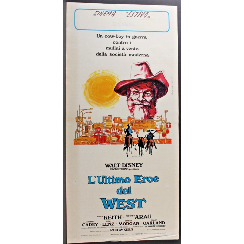 LA GANG DELLA SPIDER ROSSA - Tokar - Niven, McGavin - LOCANDINA ORIGINALE 1976