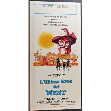 LA GANG DELLA SPIDER ROSSA - Tokar - Niven, McGavin - LOCANDINA ORIGINALE 1976