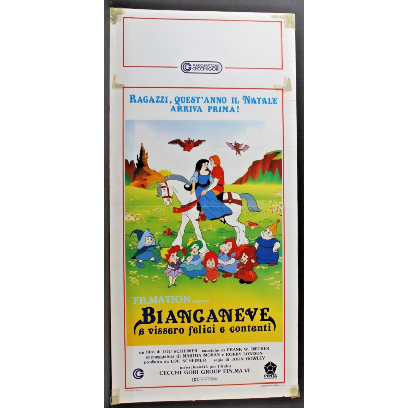 FRATEL CONIGLIETTO COMPARE ORSO E COMARE VOLPE - Walt Disney-LOCANDINA ORIG 1973