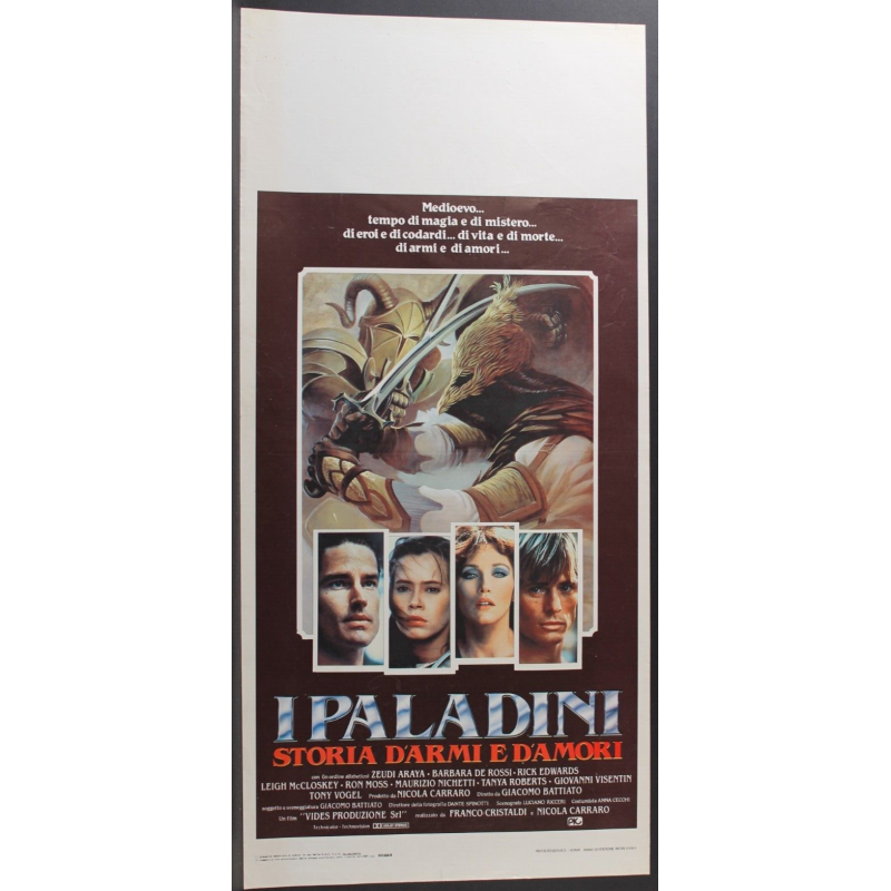 SCUGNIZZI - Loy - Amato, Gullotta - LOCANDINA ORIGINALE 1989