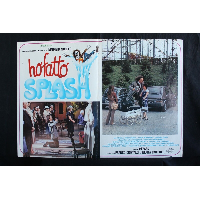 HO FATTO SPLASH - Nichetti, Manuli, Finocchiaro - FOTOBUSTA ORIGINALE 1980
