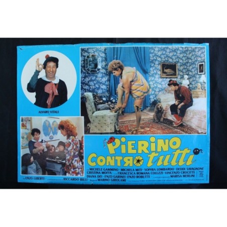 PICCOLI EQUIVOCI - Tognazzi, Brilli, Castellitto - FOTOBUSTA ORIGINALE 1989