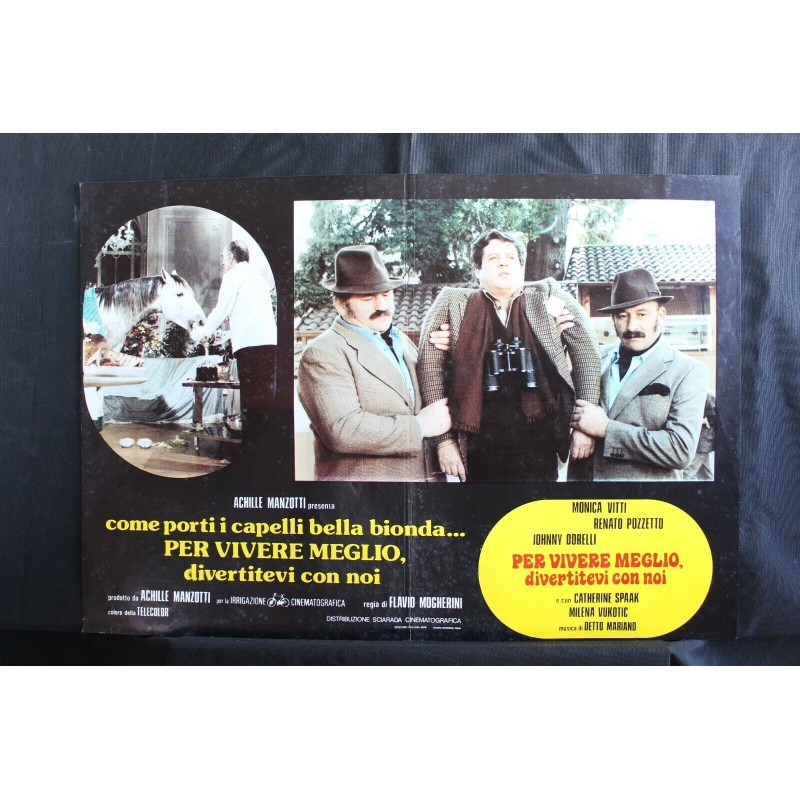 CIAO NEMICO - Clucher, Lopez, Pizzuti - FOTOBUSTA ORIGINALE 1981