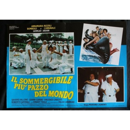 4 MARMITTONI ALLE GRANDI MANOVRE - Girolami, Banfi - FOTOBUSTA ORIGINALE 1974
