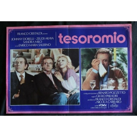 TESOROMIO - Paradisi, Dorelli, Pozzetto, Araya, Milo - FOTOBUSTA ORIGINALE 1979