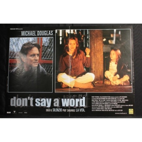 DON'T SAY A WORD - Fleder - Douglas, Murphy - FOTOBUSTA ORIGINALE 2001