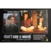 DON'T SAY A WORD - Fleder - Douglas, Murphy - FOTOBUSTA ORIGINALE 2001