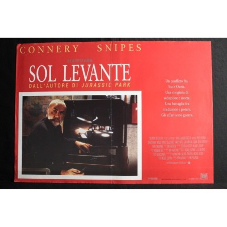 SOL LEVANTE - Kaufman - Connery, Snipes - FOTOBUSTA ORIGINALE 1993