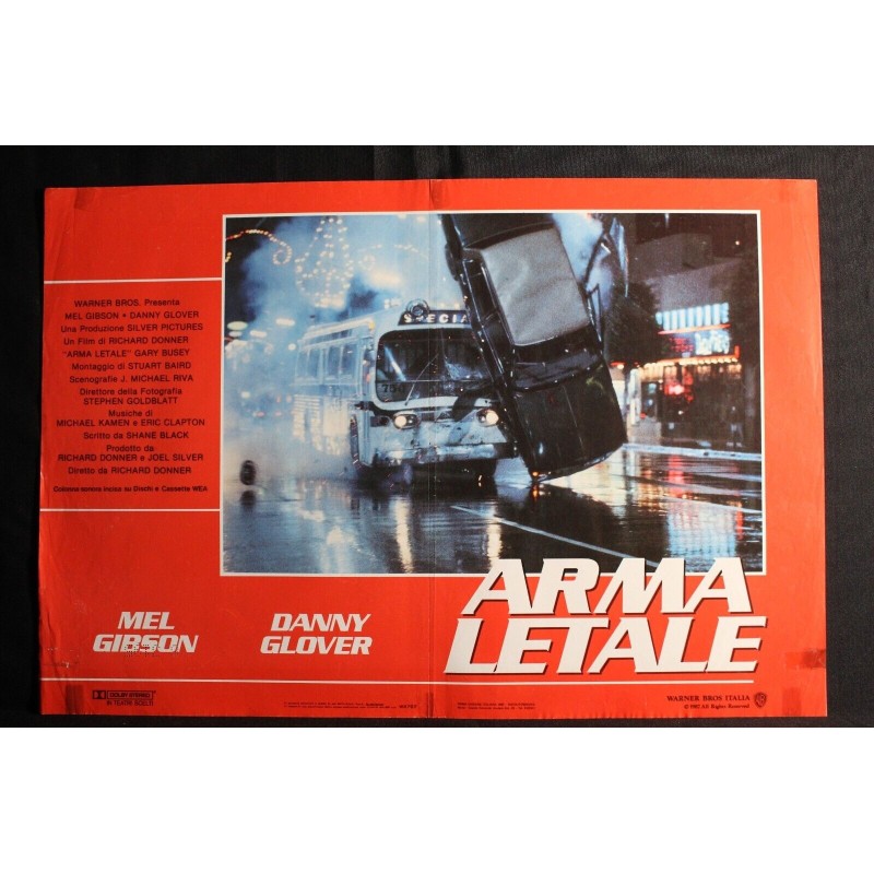 ARMA LETALE 3 - Donner - Glover, Gibson - FOTOBUSTA ORIGINALE 1992