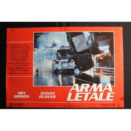 ARMA LETALE 3 - Donner - Glover, Gibson - FOTOBUSTA ORIGINALE 1992