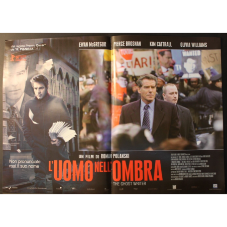 L'UOMO NELL'OMBRA - Polanski - Brosnan, McGregor - FOTOBUSTA ORIGINALE 2010