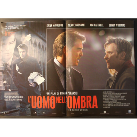 L'UOMO NELL'OMBRA - Polanski - Brosnan, McGregor - FOTOBUSTA ORIGINALE 2010