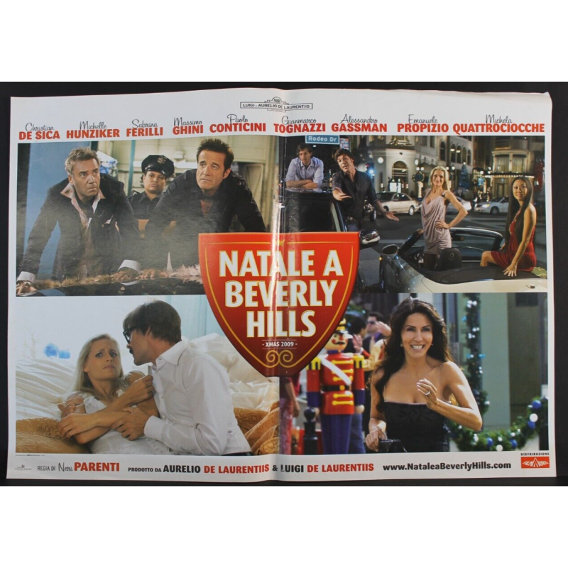 NATALE A BEVERLY HILLS - Parenti - Hunziker, De Sica - FOTOBUSTA ORIGINALE 2009