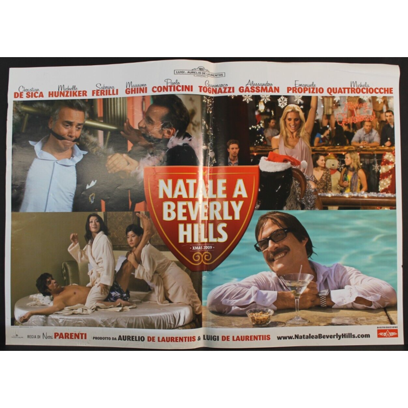 NATALE A BEVERLY HILLS - Parenti - Hunziker, De Sica - FOTOBUSTA ORIGINALE 2009