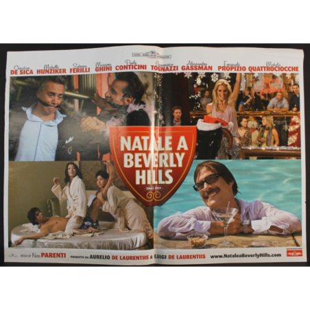 NATALE A BEVERLY HILLS - Parenti - Hunziker, De Sica - FOTOBUSTA ORIGINALE 2009