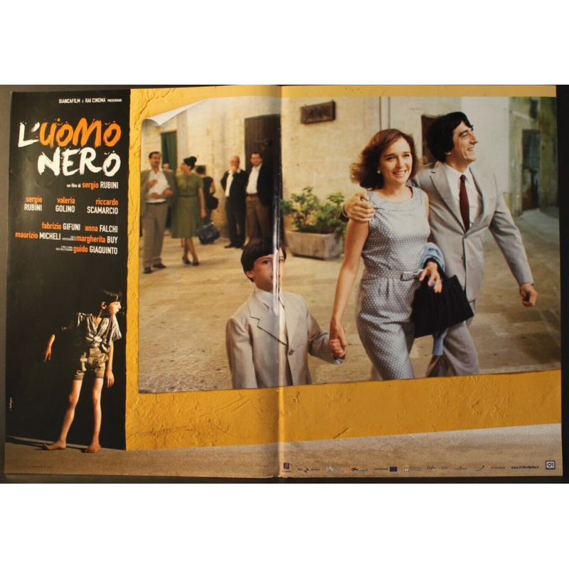 L'UOMO NERO - Rubini - Golino, Scamarcio - FOTOBUSTA ORIGINALE 2009