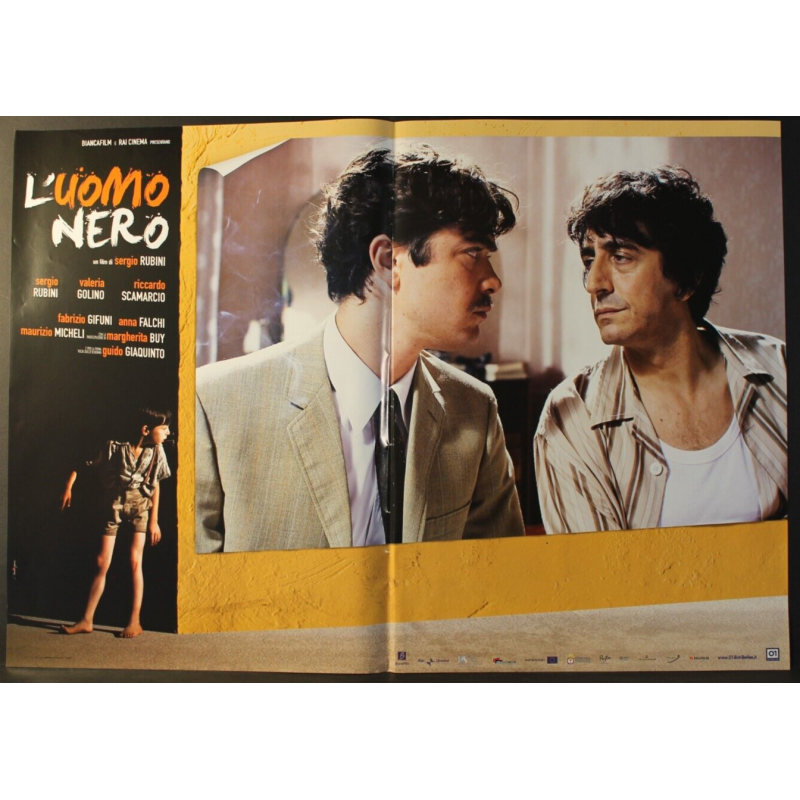 L'UOMO NERO - Rubini - Golino, Scamarcio - FOTOBUSTA ORIGINALE 2009