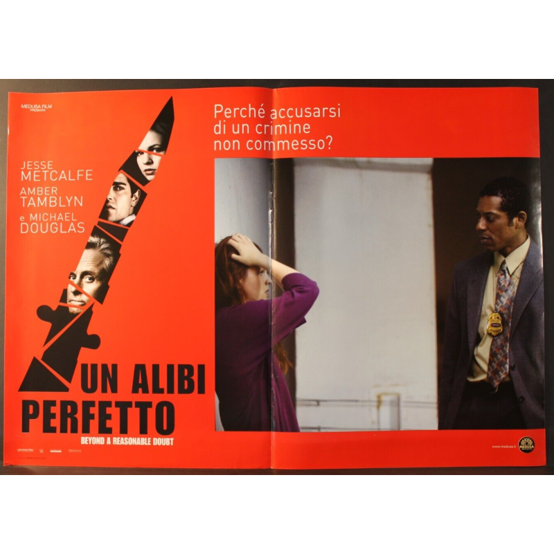 UN ALIBI PERFETTO - Hyams - Metcalfe, Tamblyn - FOTOBUSTA ORIGINALE 2009