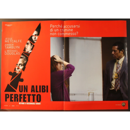 UN ALIBI PERFETTO - Hyams - Metcalfe, Tamblyn - FOTOBUSTA ORIGINALE 2009