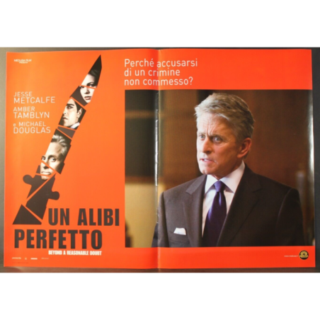 UN ALIBI PERFETTO - Hyams - Metcalfe, Tamblyn - FOTOBUSTA ORIGINALE 2009