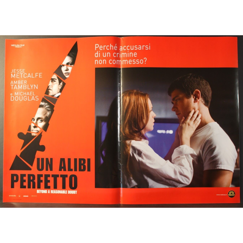 UN ALIBI PERFETTO - Hyams - Metcalfe, Tamblyn - FOTOBUSTA ORIGINALE 2009