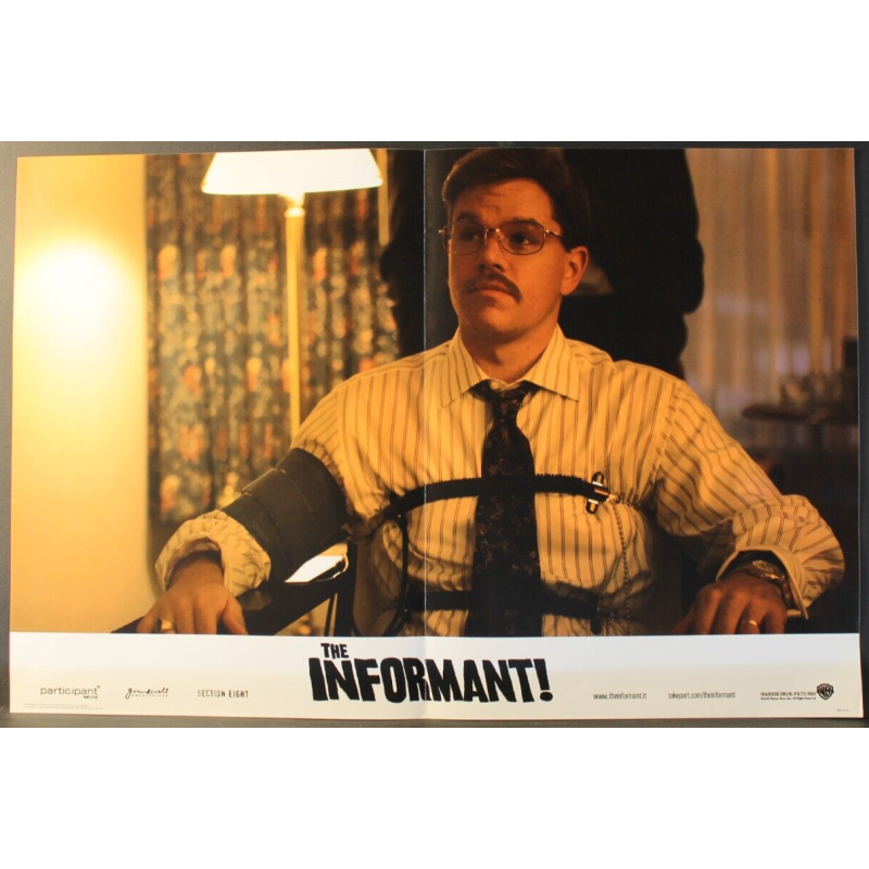 THE INFORMANT! - Soderbergh - Bakula, Damon - FOTOBUSTA ORIGINALE 2009