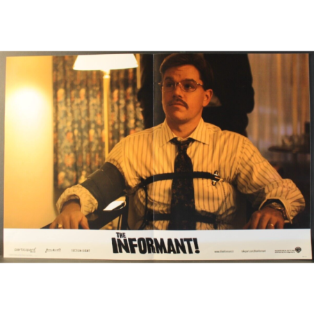 THE INFORMANT! - Soderbergh - Bakula, Damon - FOTOBUSTA ORIGINALE 2009