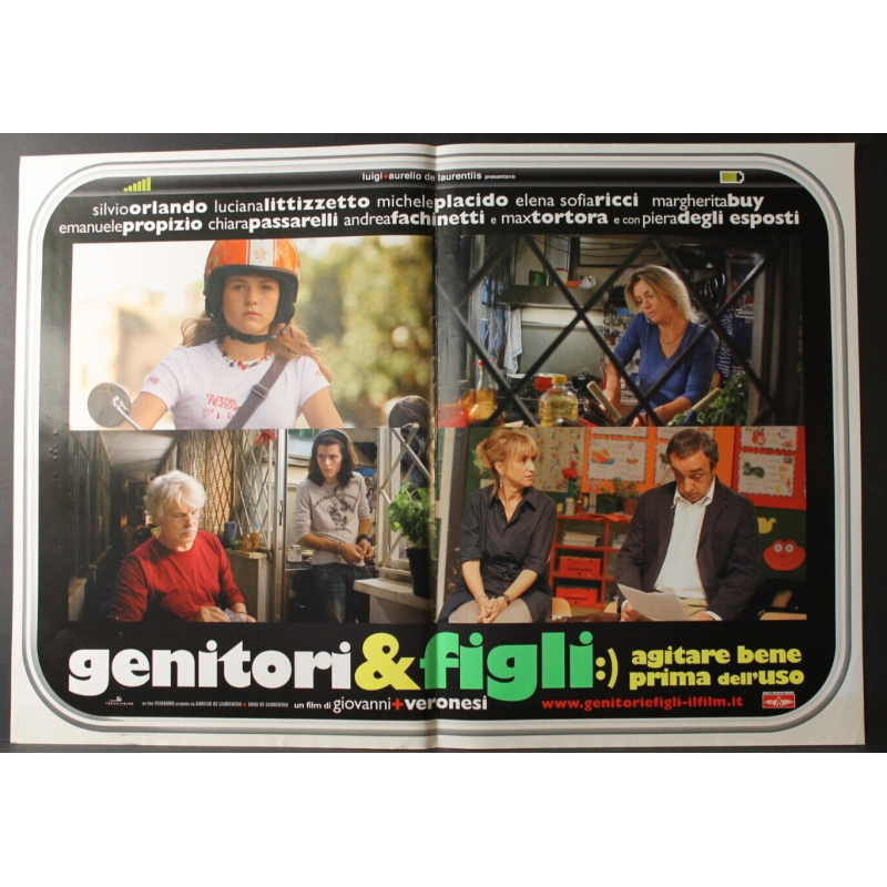 GENITORI & FIGLI - Veronesi - Orlando, Littizzetto - FOTOBUSTA ORIG 2010