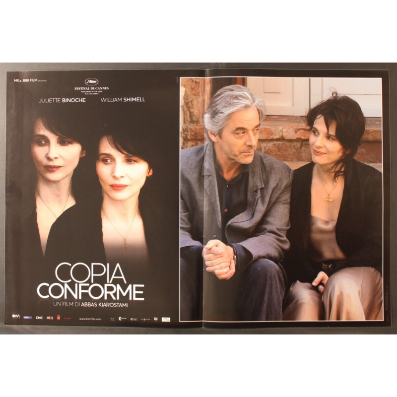 COPIA CONFORME - Kiarostami - Binoche, Shimell - FOTOBUSTA ORIGINALE 2010