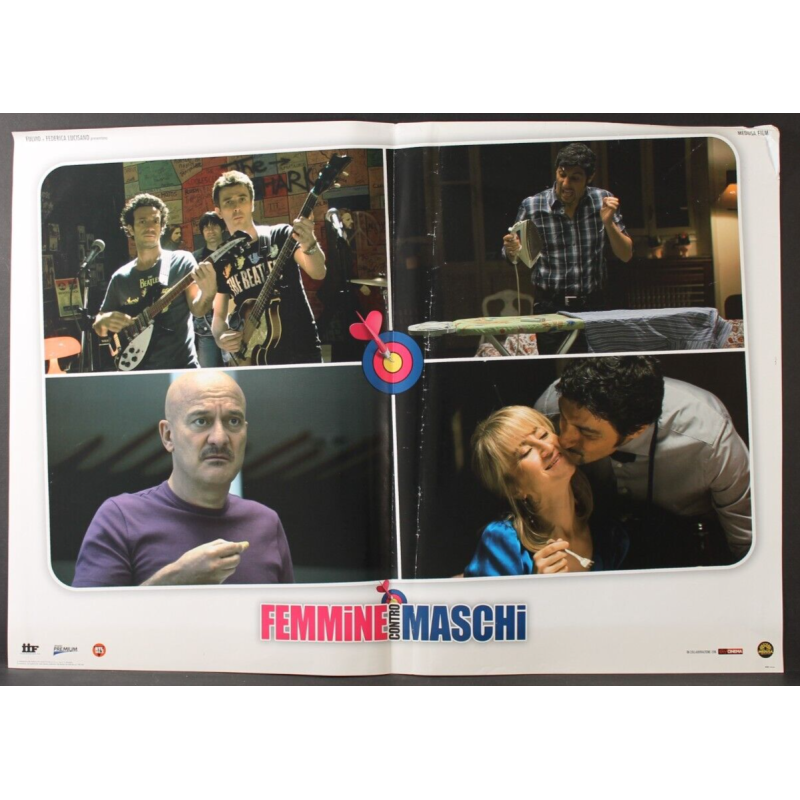 FEMMINE CONTRO MASCHI - Brizzi - Brilli Bisio - FOTOBUSTA ORIGINALE 2011