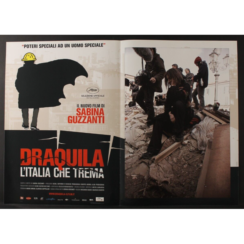 DRAQUILA L'ITALIA CHE TREMA - Guzzanti - Guzzanti - FOTOBUSTA ORIGINALE 2010