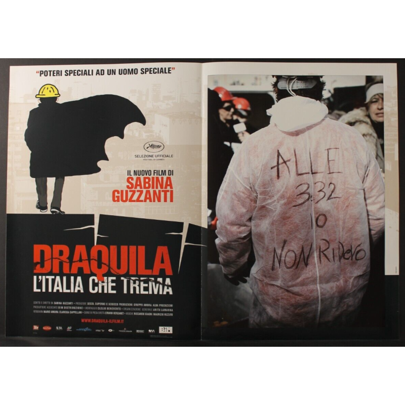 DRAQUILA L'ITALIA CHE TREMA - Guzzanti - Guzzanti - FOTOBUSTA ORIGINALE 2010
