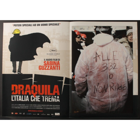 DRAQUILA L'ITALIA CHE TREMA - Guzzanti - Guzzanti - FOTOBUSTA ORIGINALE 2010