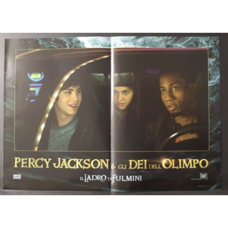 PERCY JACKSON & DEI DELL'OLIMPO - Columbus - Lerman, Abel - FOTOBUSTA ORIG 2010
