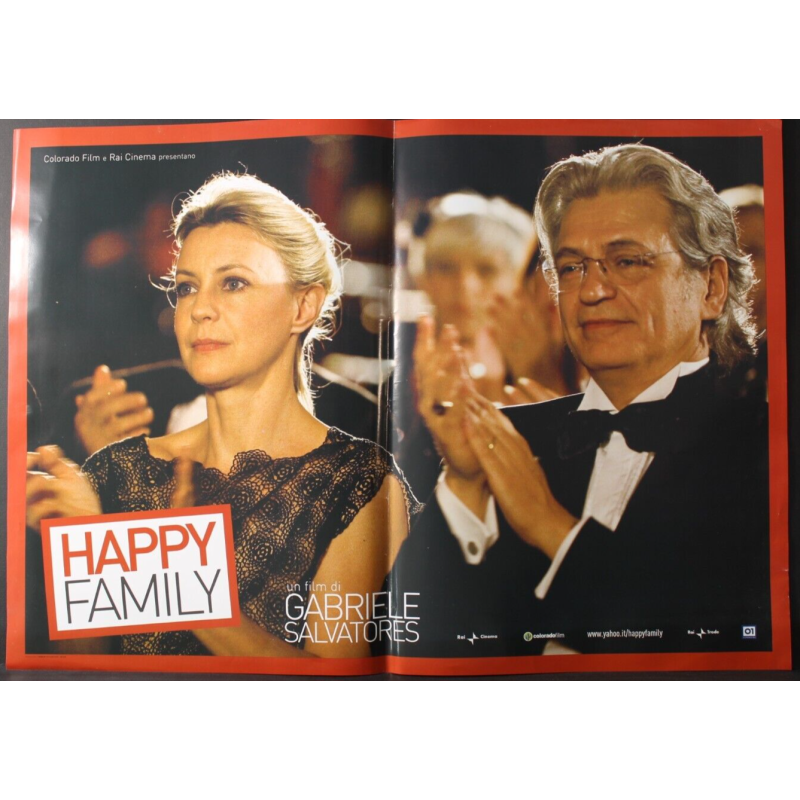 HAPPY FAMILY - Salvatores - De Luigi, Abatantuono - FOTOBUSTA ORIGINALE 2010