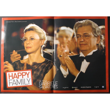 HAPPY FAMILY - Salvatores - De Luigi, Abatantuono - FOTOBUSTA ORIGINALE 2010