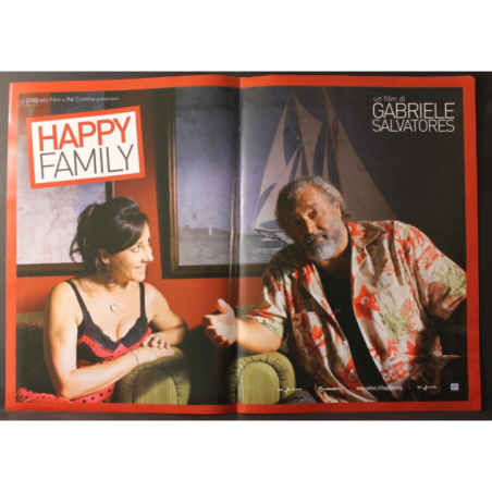 HAPPY FAMILY - Salvatores - De Luigi, Abatantuono - FOTOBUSTA ORIGINALE 2010