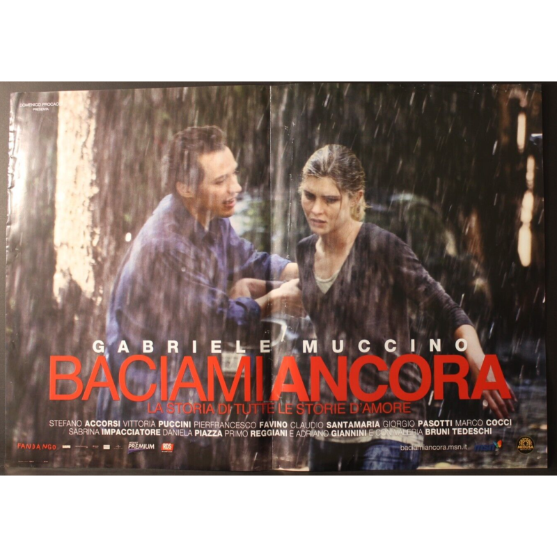 BACIAMI ANCORA - Muccino - Accorsi, Puccini - FOTOBUSTA ORIGINALE 2010