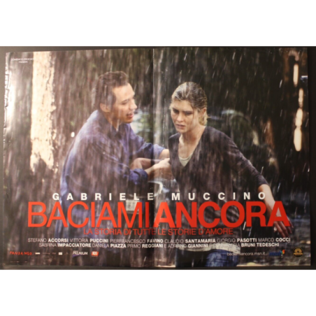 BACIAMI ANCORA - Muccino - Accorsi, Puccini - FOTOBUSTA ORIGINALE 2010