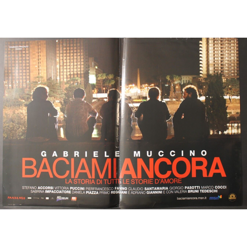 BACIAMI ANCORA - Muccino - Accorsi, Puccini - FOTOBUSTA ORIGINALE 2010