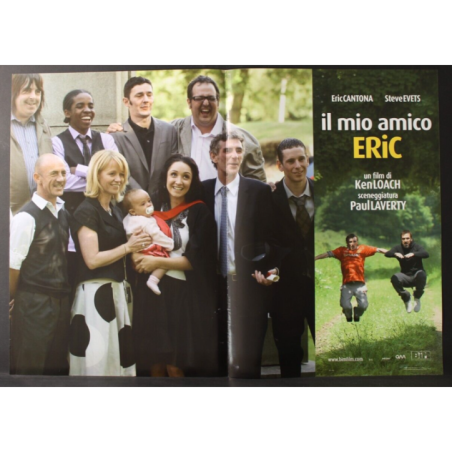 IL MIO AMICO ERIC - Loach - Evets, Cantona - FOTOBUSTA ORIGINALE 2009