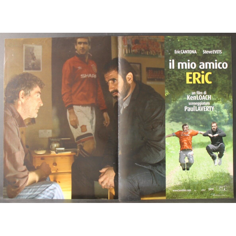 IL MIO AMICO ERIC - Loach - Evets, Cantona - FOTOBUSTA ORIGINALE 2009