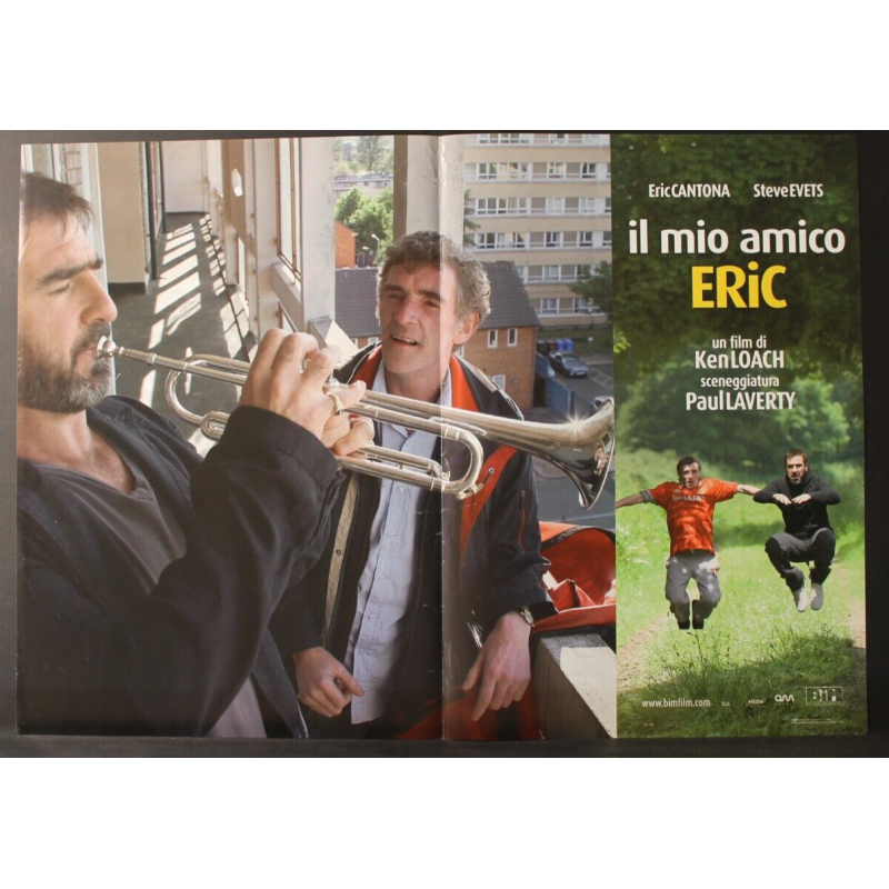 IL MIO AMICO ERIC - Loach - Evets, Cantona - FOTOBUSTA ORIGINALE 2009