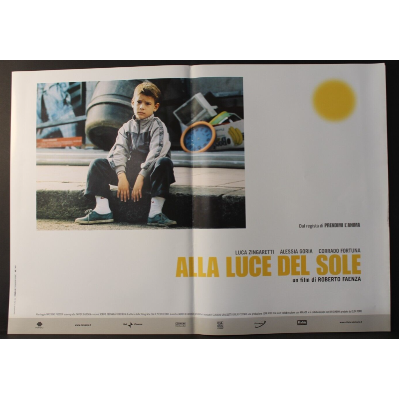ALLA LUCE DEL SOLE - Faenza - Zingaretti, Goria - FOTOBUSTA ORIGINALE 2005