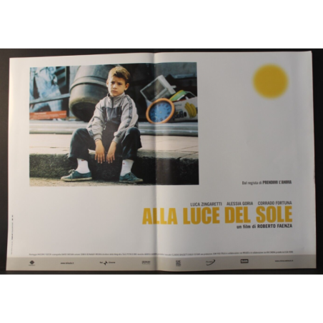 ALLA LUCE DEL SOLE - Faenza - Zingaretti, Goria - FOTOBUSTA ORIGINALE 2005