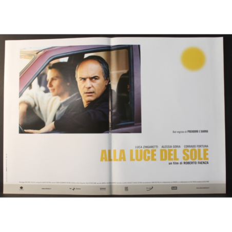 ALLA LUCE DEL SOLE - Faenza - Zingaretti, Goria - FOTOBUSTA ORIGINALE 2005